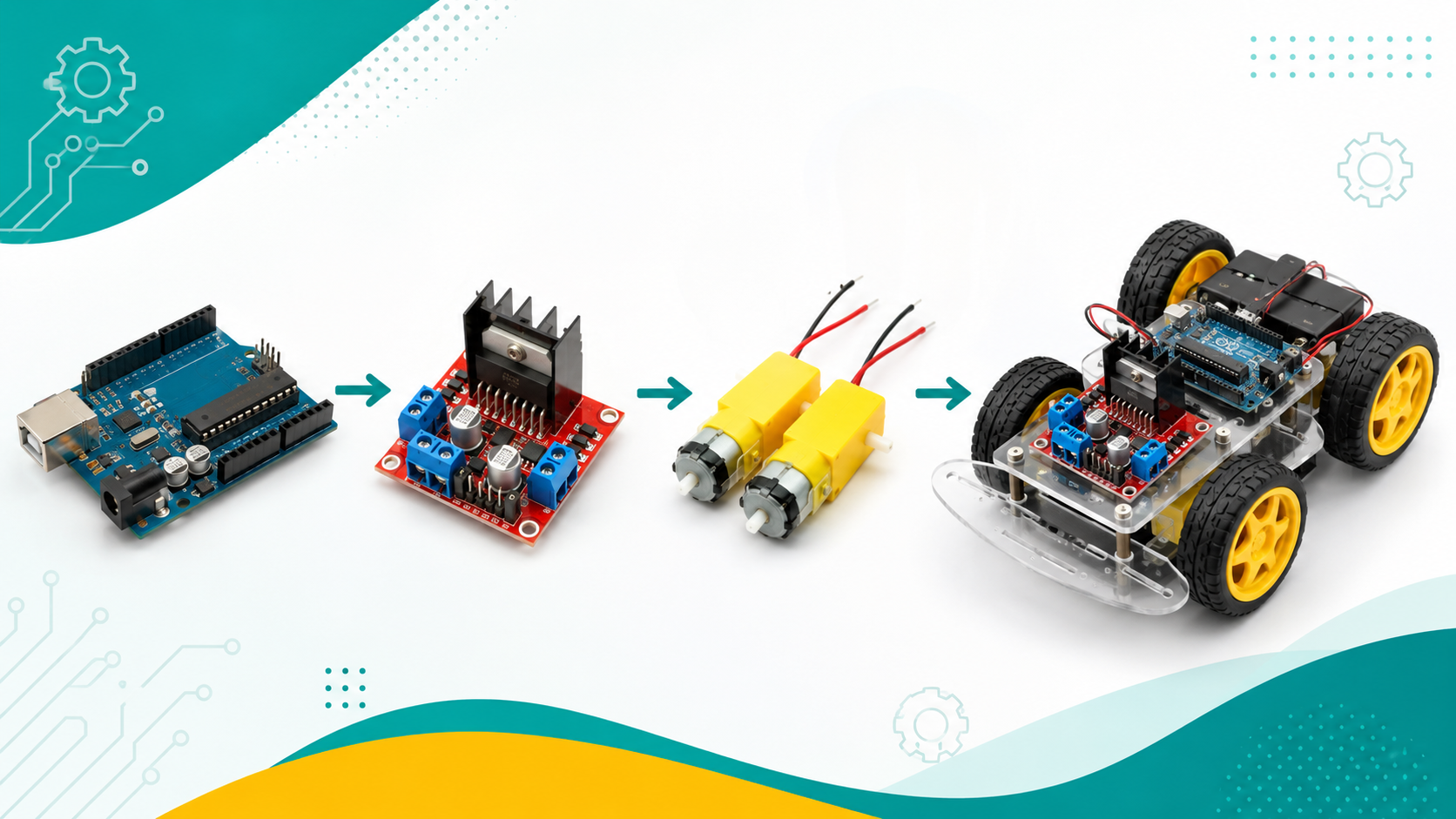 Bắt đầu với mạch driver L298N