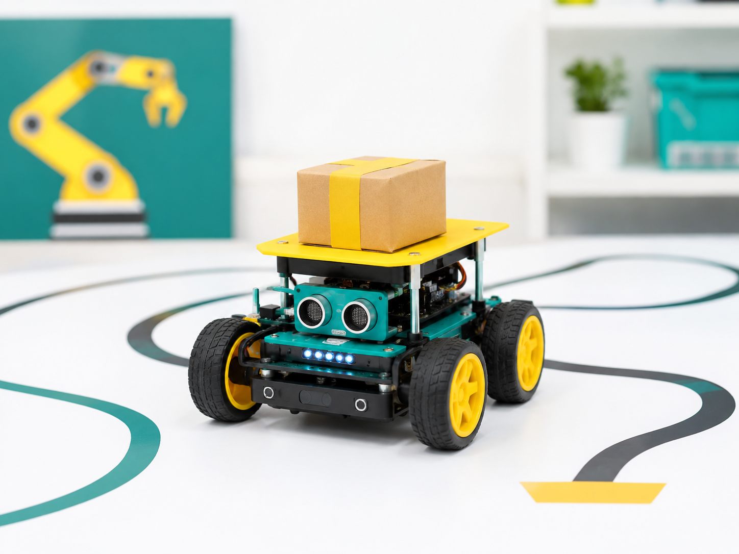 Robot cân bằng mini