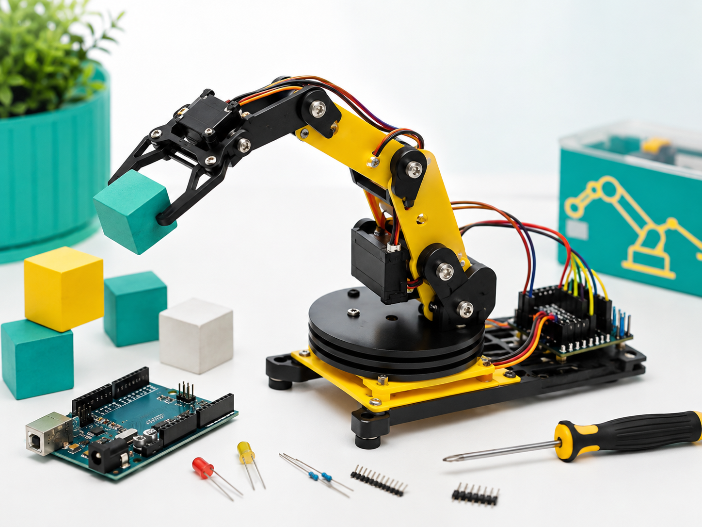 Cánh tay robot 3 bậc tự do